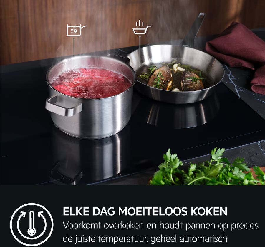 AEG TK85IM0FXB 6000 MultipleBridge Inbouw Inductiekookplaat 4