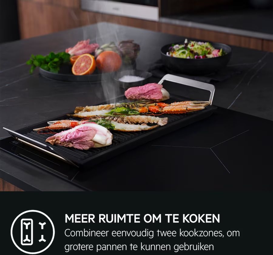 AEG TK85IM0FXB 6000 MultipleBridge Inbouw Inductiekookplaat 6