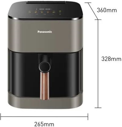 Panasonic NF-CC500NXE Heteluchtfriteuse met Kijkvenster 7