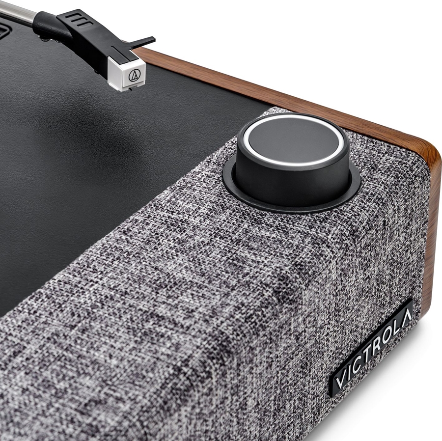 Victrola VTA-74 platenspeler walnoot 3