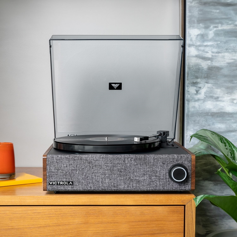 Victrola VTA-78 platenspeler walnoot 6