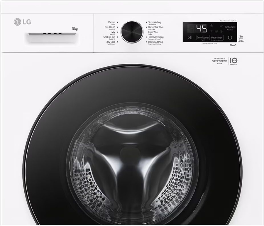 LG F4X1009NWB Wasmachine 9