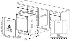 Beko BDSN26430X Half Geïntegreerde Inbouw Vaatwasser 2