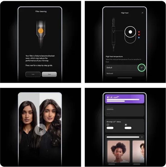 Dyson Airwrap ID Curly & Coily Jasper Plum 10