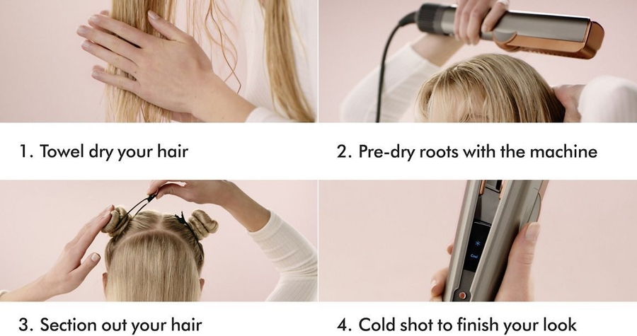 Dyson Airstrait Straightener Stijltang - Jasper Plum 9