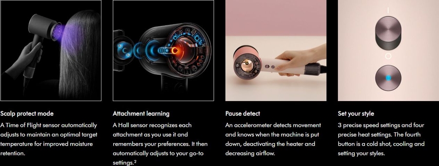 Dyson Supersonic Nural Straight & Wavy Föhn - Haardroger - Ceramic Pink / Rose Gold 3