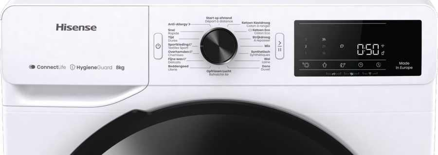 Hisense DH3V800UW/BLX Warmtepompdroger 5