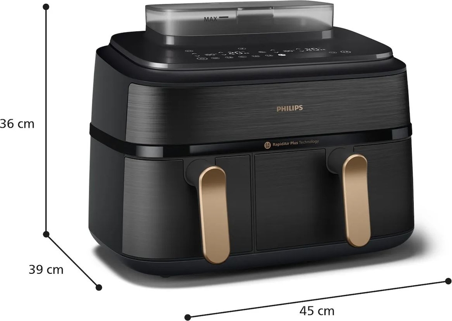 Philips NA552/00 Airfryer - Heteluchtfriteuse met 2 Manden 6