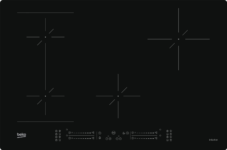 Beko HII84540IFT Inbouw Inductiekookplaat 1
