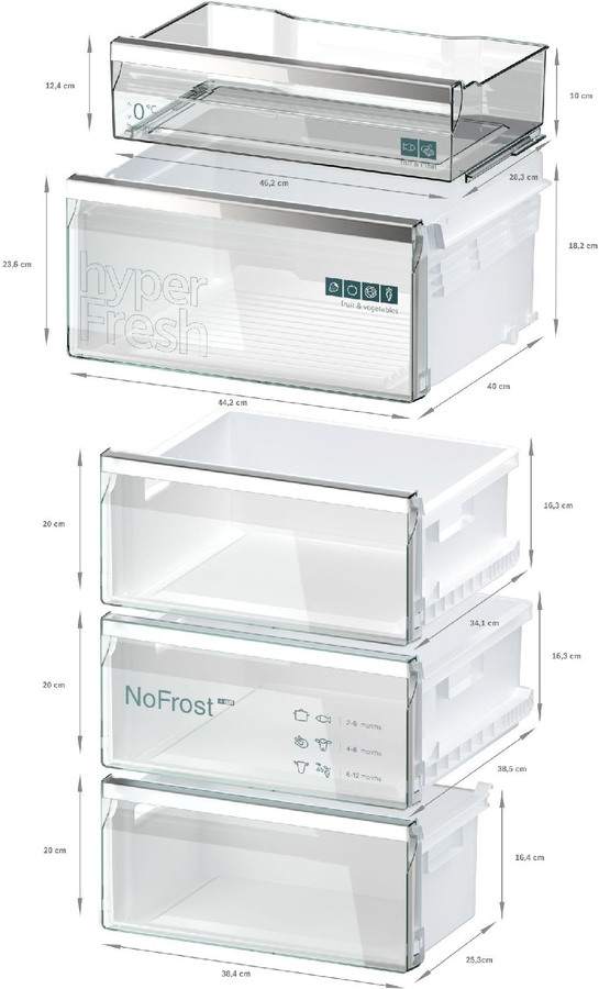 Siemens KG39NEIAF iQ500 extraKlasse Koel-vriescombinatie 9