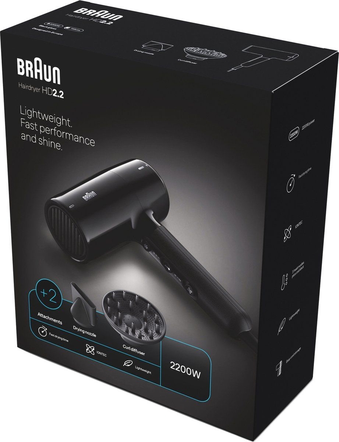 Braun HD2.2 Haardroger - Föhn 7