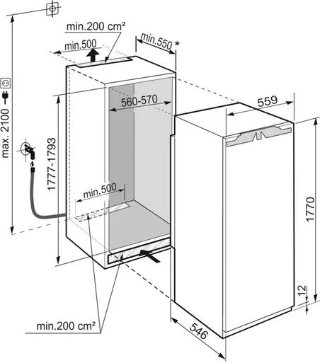 Liebherr SIFNAe 5188/617 Peak Inbouw Vriezer 2