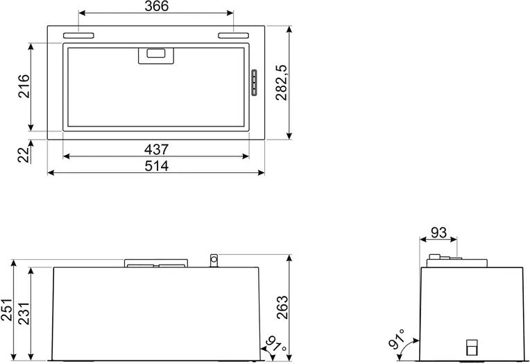 SMEG KSG52HPE Universeel Esthetisch Inbouwafzuigkap - 52 cm 2