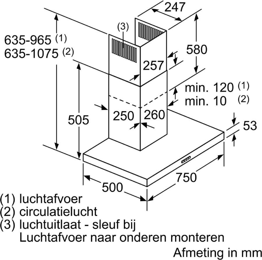 Siemens LC77BHM50 iQ300 wandschouwkap 2