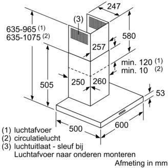 Bosch DWB66DM50 Schouwkap 2