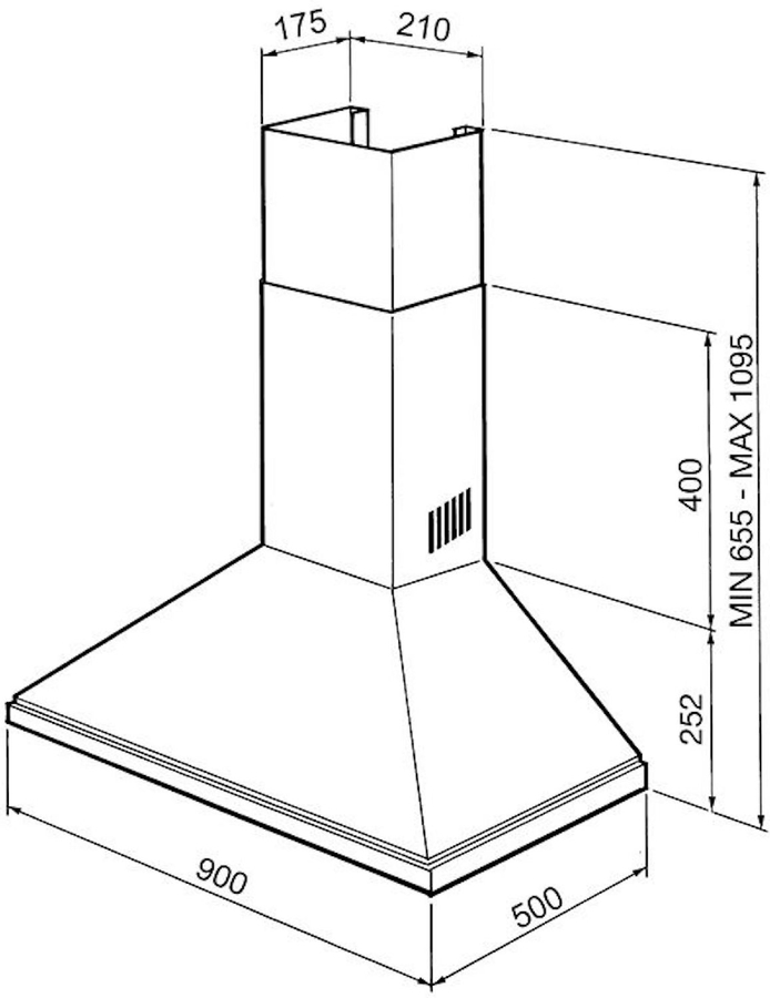 SMEG KSED95AE afzuigkap 2