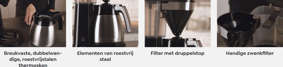 Melitta EasyTop Therm Steel Koffiezetapparaat - Filterkoffie 3