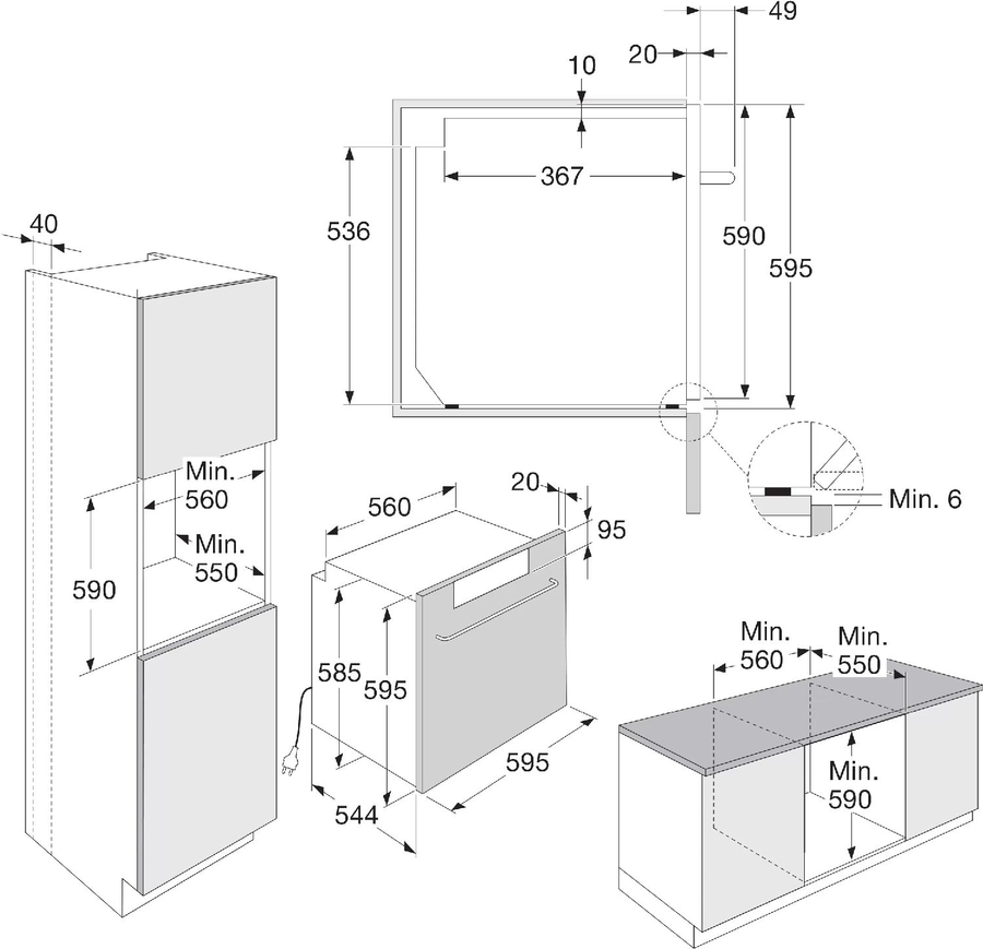 ETNA OFS956ZG Inbouw Stoomoven 3