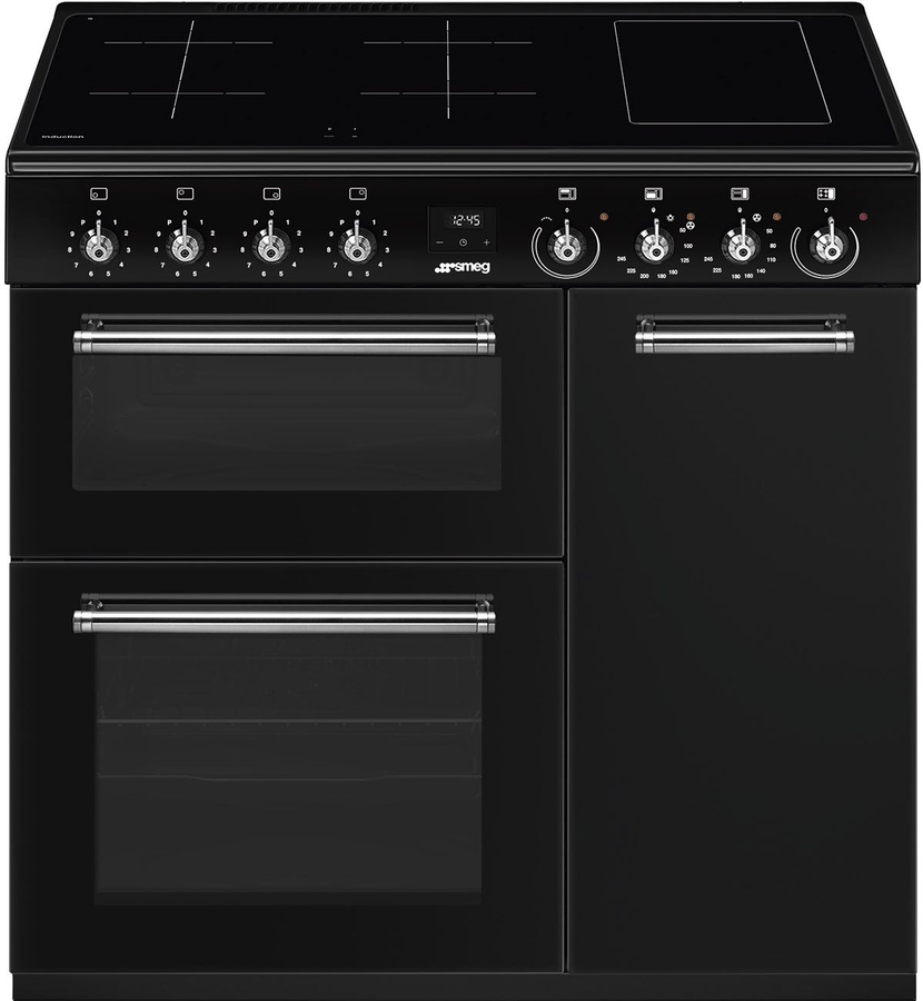 SMEG CX93IMBL Classici Esthetisch Fornuis met Inductiekookplaat  1