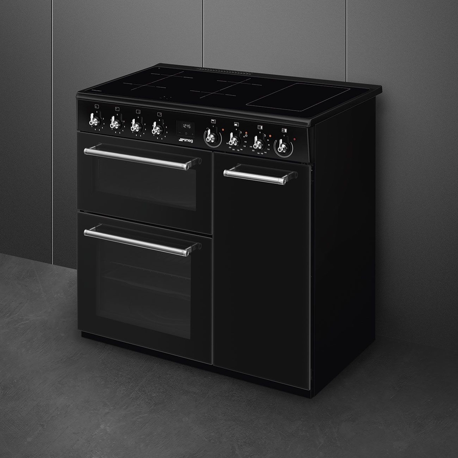 SMEG CX93IMBL Classici Esthetisch Fornuis met Inductiekookplaat  2