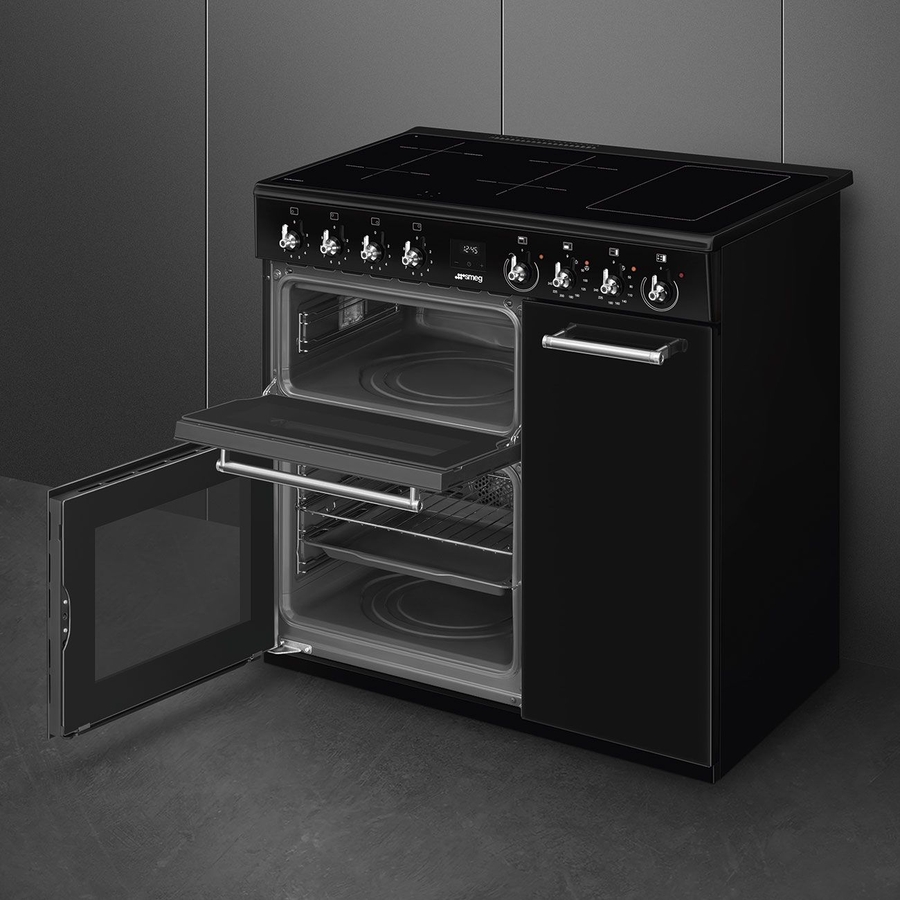 SMEG CX93IMBL Classici Esthetisch Fornuis met Inductiekookplaat  4