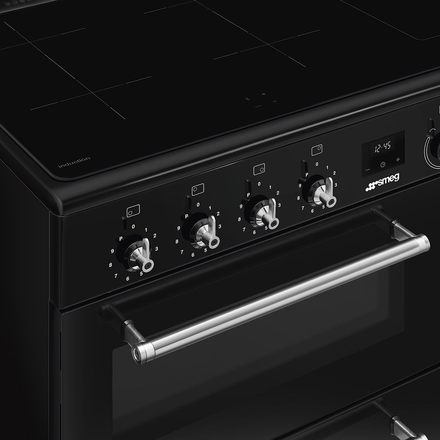 SMEG CX93IMBL Classici Esthetisch Fornuis met Inductiekookplaat  6