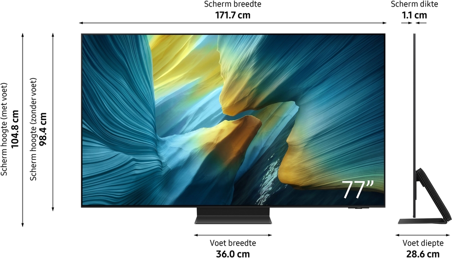 Samsung OLED 4K QE77S95F TV (2025)  4