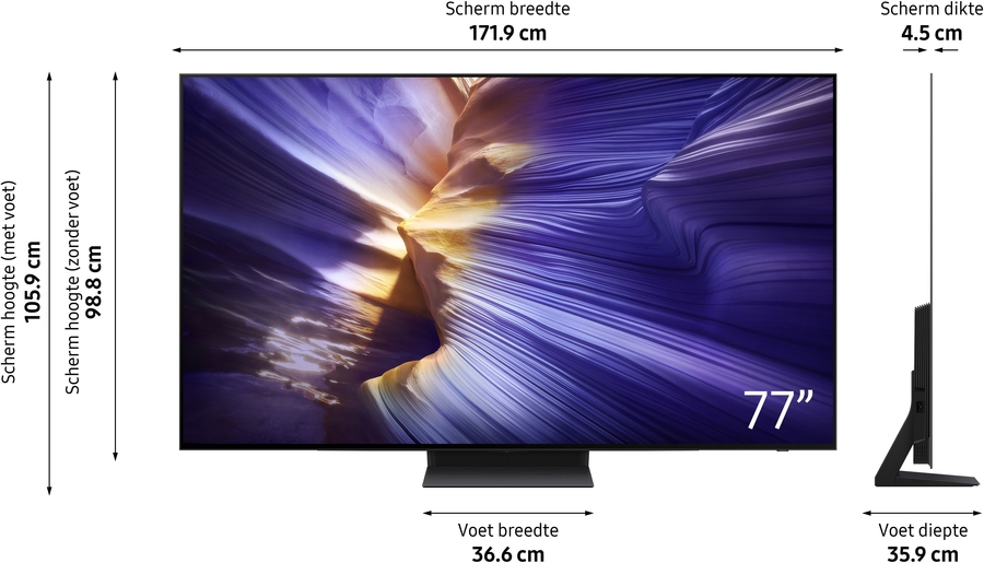 Samsung OLED 4K QE77S92F TV (2025)  3