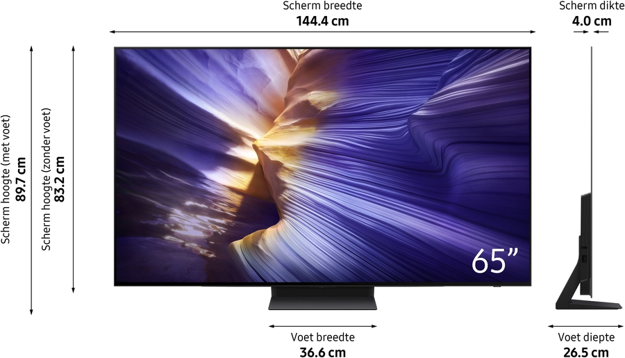 Samsung OLED 4K QE65S92F TV (2025) 3