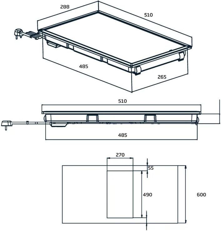 Beko HDCC32200X keramische kookplaat 2