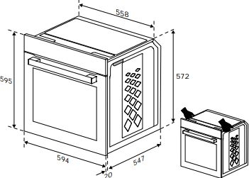 Beko BBIE17300BMP Inbouw Oven 8