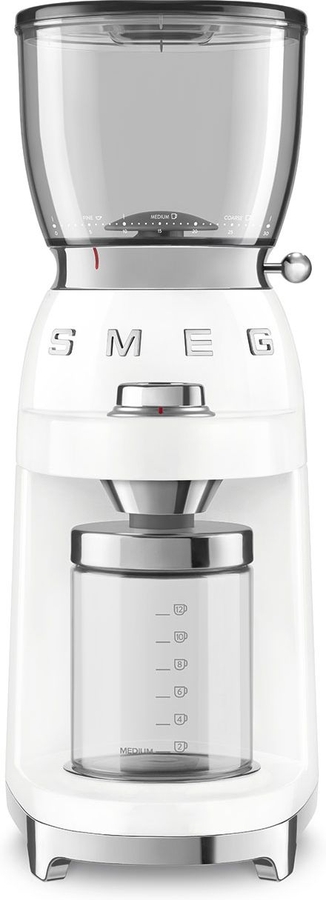 SMEG CGF11WHEU Koffiemolen 50's Style - Wit 1