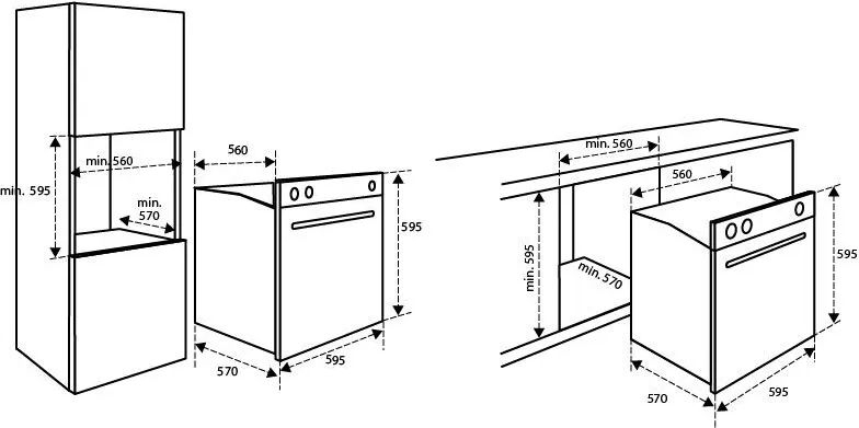 Inventum IOH6070RK inbouw solo oven 2