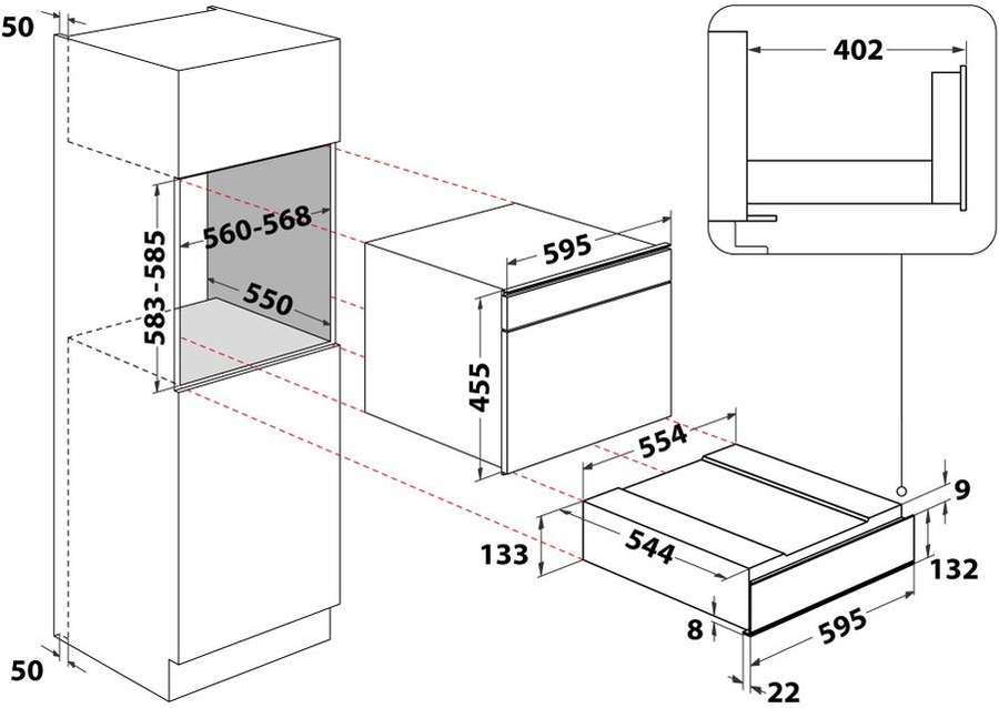 Whirlpool WD 142 IX Warmhoudlade 4