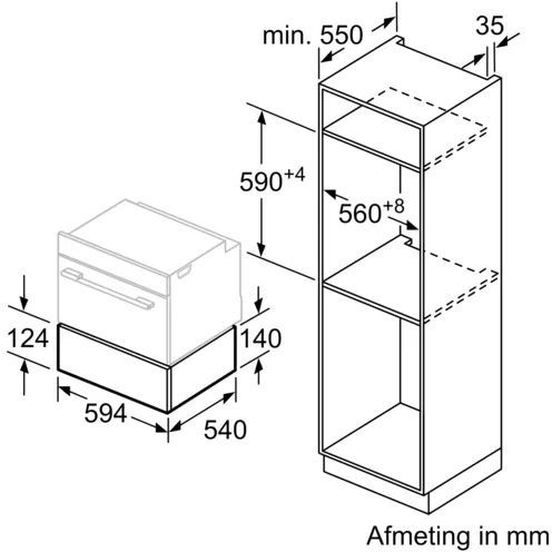 Siemens BI510CNR0 iQ500 warmhoudlade 2