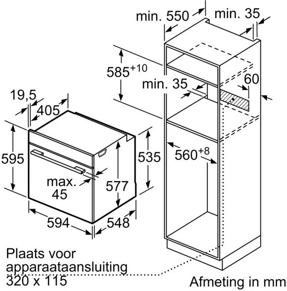 BOSCH HSG7364B1 Serie 8 Inbouwoven met Stoom 2