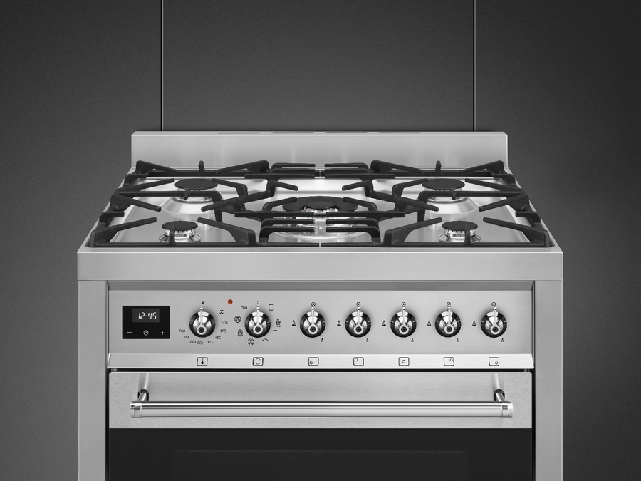 SMEG C7GMXNLK9 Classici Esthetisch Fornuis met Gaskookplaat - 70 x 60 cm 6