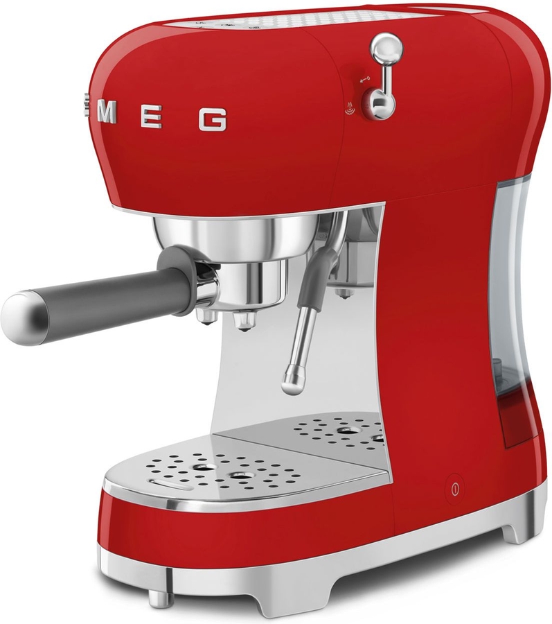 SMEG ECF02RDEU 50's Style Handmatige Espressomachine 4