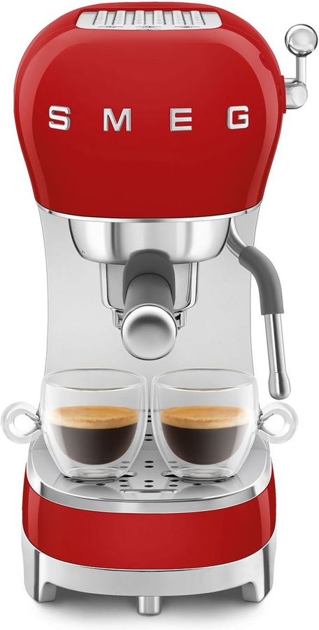 SMEG ECF02RDEU 50's Style Handmatige Espressomachine 5