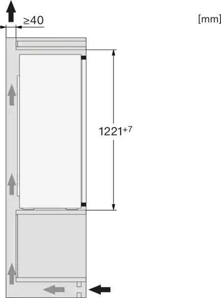 Miele K 7325 E Inbouw Koelkast  12