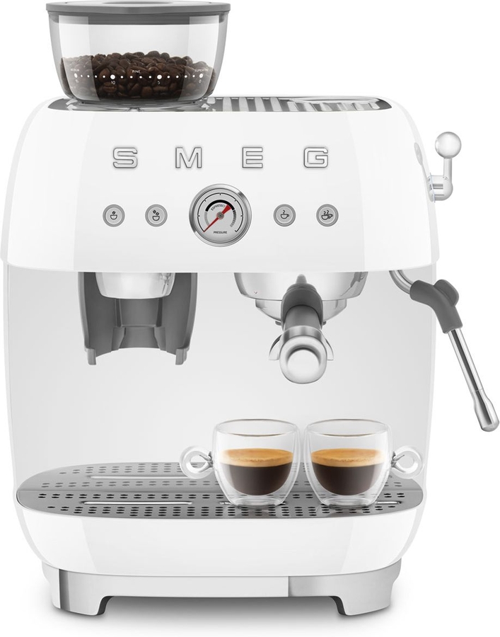 SMEG EGF03WHEU 50's Style Handmatige Espressomachine 9