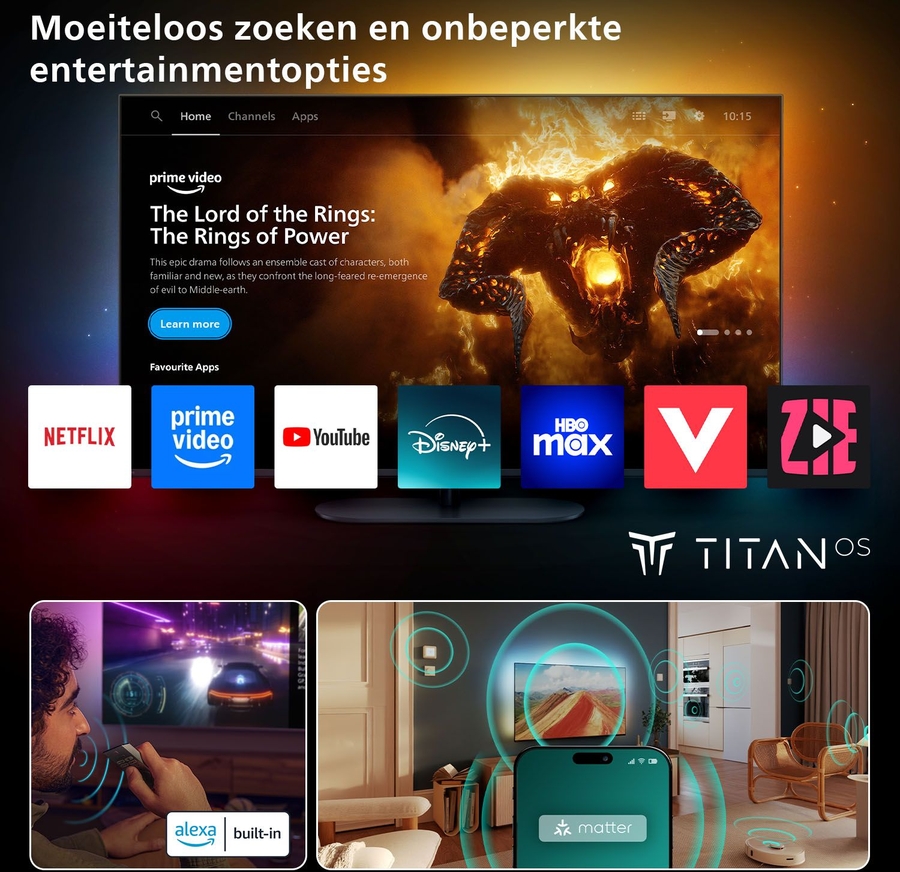 Philips 43PUS9050 4k QLED Ambilight TV - The One (2025) 5