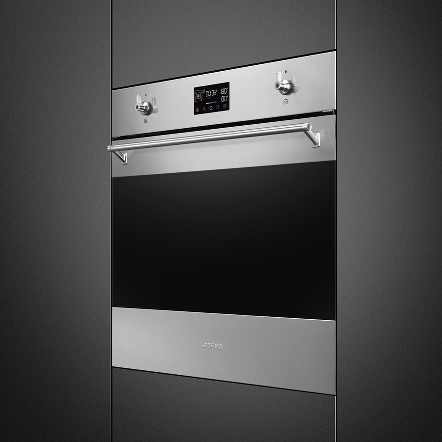 SMEG SOP6302S2PX Classici Esthetisch Pyro steam Galileo Inbouw Oven  3