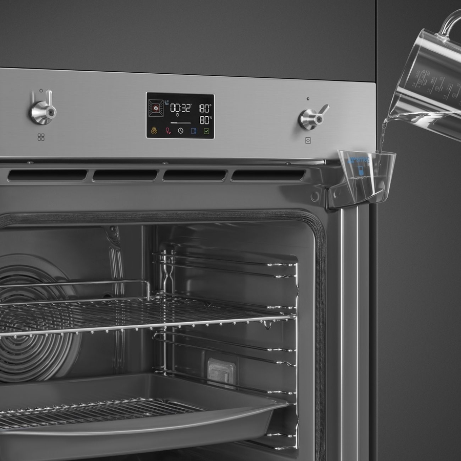 SMEG SOP6302S2PX Classici Esthetisch Pyro steam Galileo Inbouw Oven  5