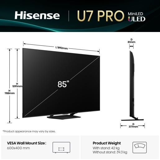 Hisense 85U79Q PRO TV (2025) 2