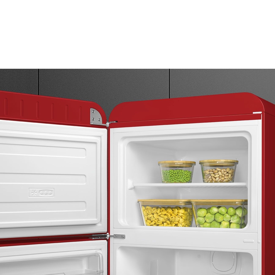 SMEG FAB30LRD6 Koel-vriescombinatie 50's Style - Rood 7