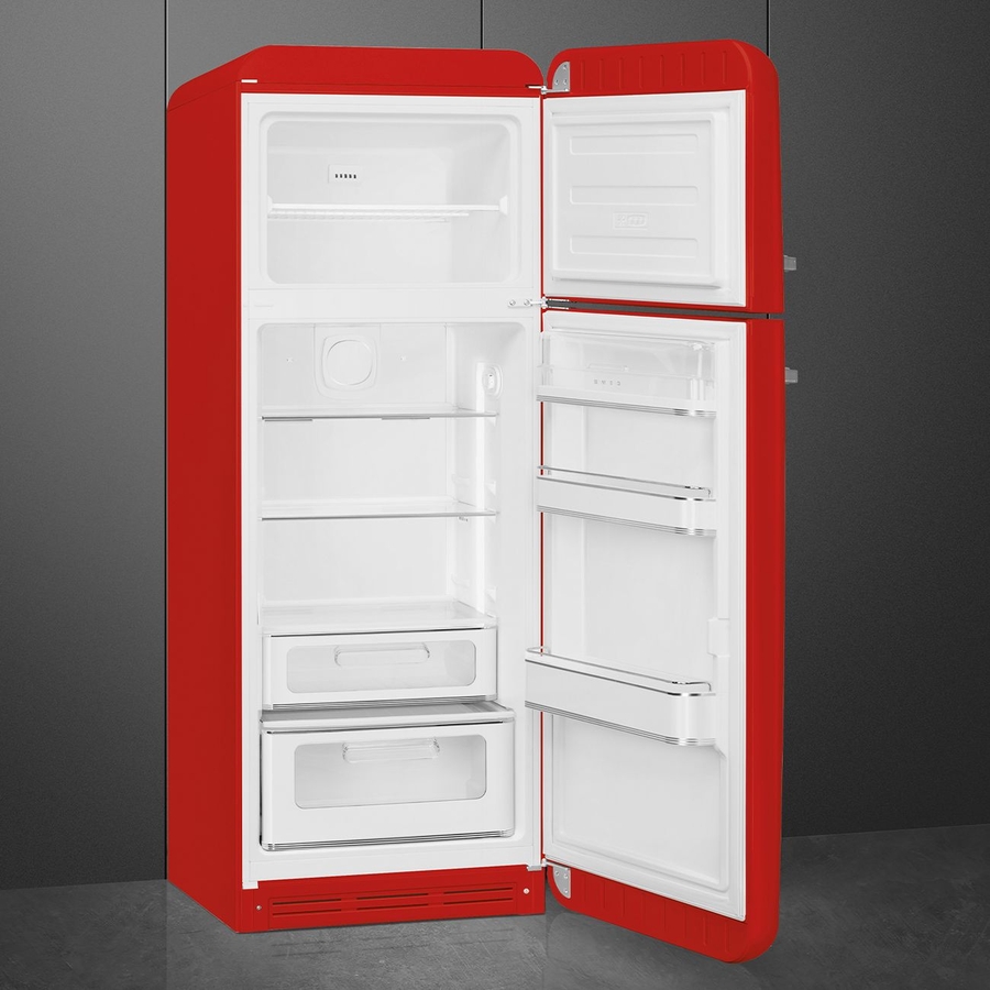 SMEG FAB30RRD6 Koel-vriescombinatie 50's Style - Rood 2