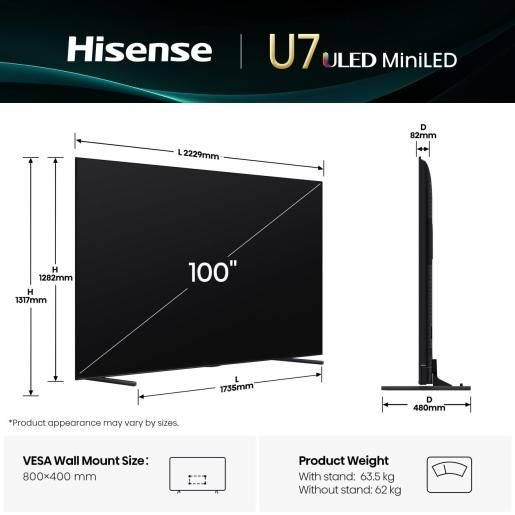 Hisense 100U79Q TV (2025) 2