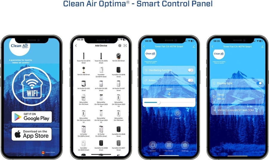 Clean Air Optima CA-407W Smart Torenventilator 7