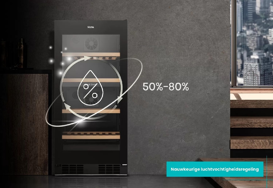 ETNA WKV584 Wijnklimaatkast 18